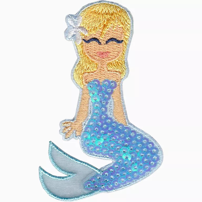 Blue Sequins Mermaid 24oz