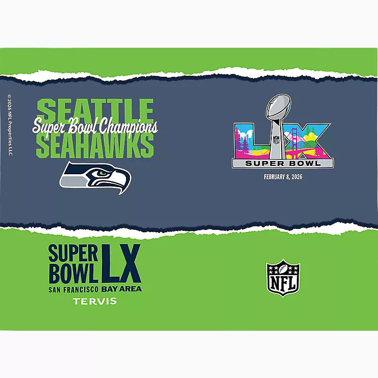 NFL® Seattle Seahawks - Super Bowl LX Champions 24oz