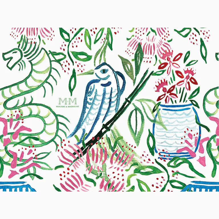 Mahjong & Magnolias® - Painted Bird 24oz