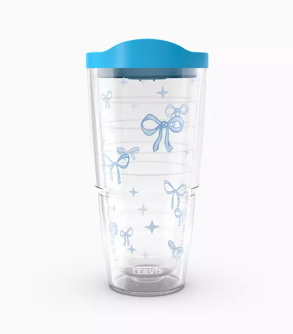 Starlit Bows Blue 24oz