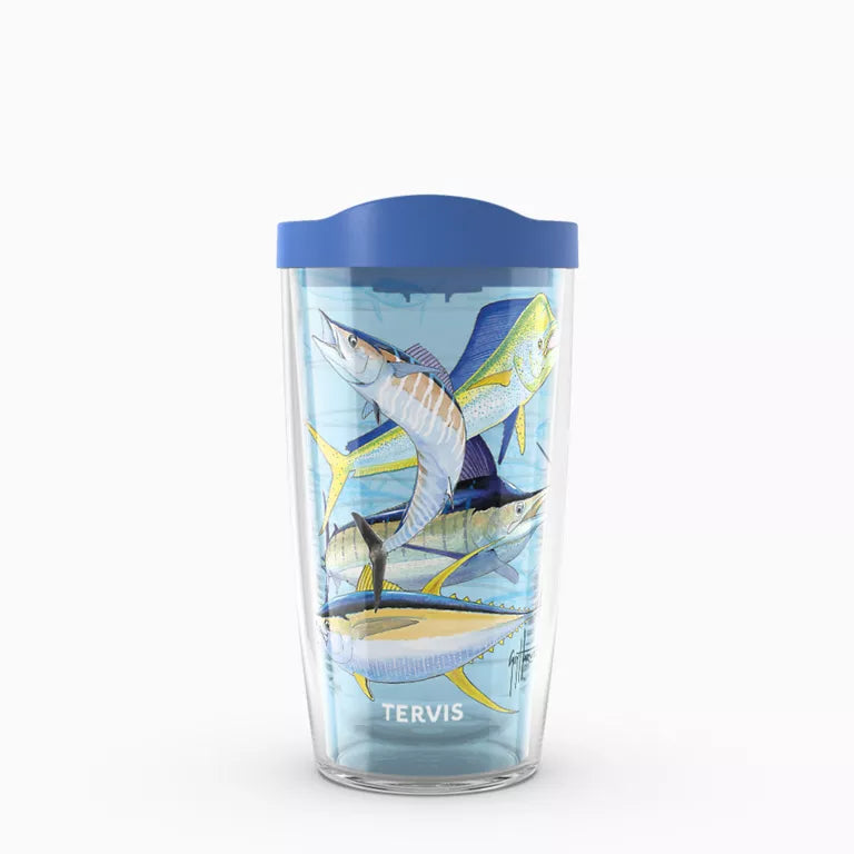 Guy Harvey - Game Fish Collage 16OZ