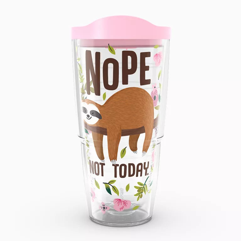 Sloth Nope Not Today 24oz