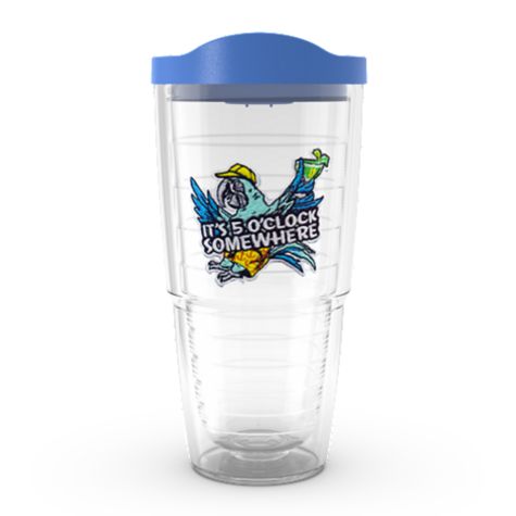 Margaritaville - Blue Parrot Clock