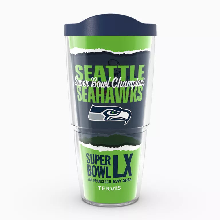 NFL® Seattle Seahawks - Super Bowl LX Champions 24oz
