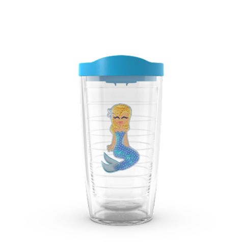 Blue Sequins Mermaid 16oz